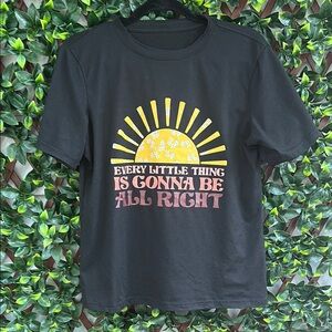 Black Graphic Bob Marley T-Shirt